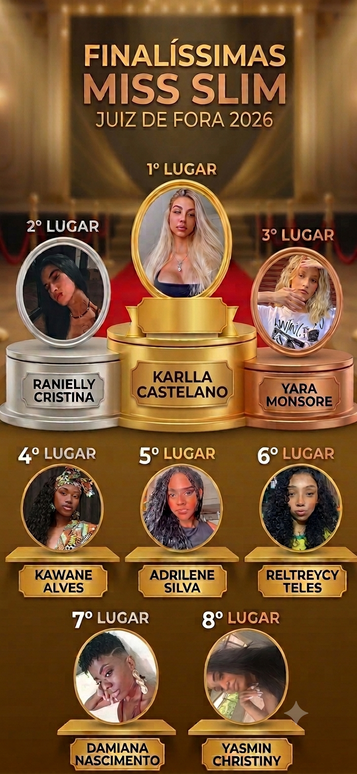 Finalíssimas Miss Slim Juiz de Fora 2026